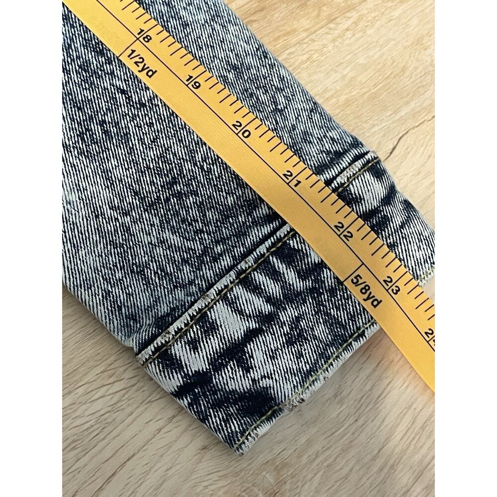 Levi's Acid Wash Denim Jacket Men’s Small Blue Denim Trucker Retro 72334-0335 - Picture 8 of 12